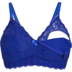 Biustonosz do karmienia piersią, bawełna organiczna bonprix szafirowy. Niebieskie biustonosze bonprix. Za 44.99 zł.
