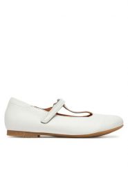 Froddo Baleriny G3140183-2 D Biały. Białe baleriny dziewczęce Froddo, bez wzorów, ze skóry, bez zapięcia. Za 239.99 zł.