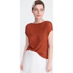 Dzianinowa bluzka - Pomarańczowy. Bluzki damskie marki Reserved. Za 59.99 zł.