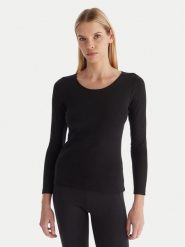 Ysabel Mora Bielizna termoaktywna górna 70022 Czarny Slim Fit. Czarna bielizna termoaktywna damska ysabel mora, l, bez wzorów, z bawełny, bez ramiączek. Za 79.99 zł.