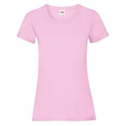T-shirt damski Fruit Of The Loom Valueweight Roze Claro. Białe t-shirty damskie Fruit of the Loom, s, bez wzorów, z bawełny, klasyczne, bez kołnierzyka. Za 125.99 zł.