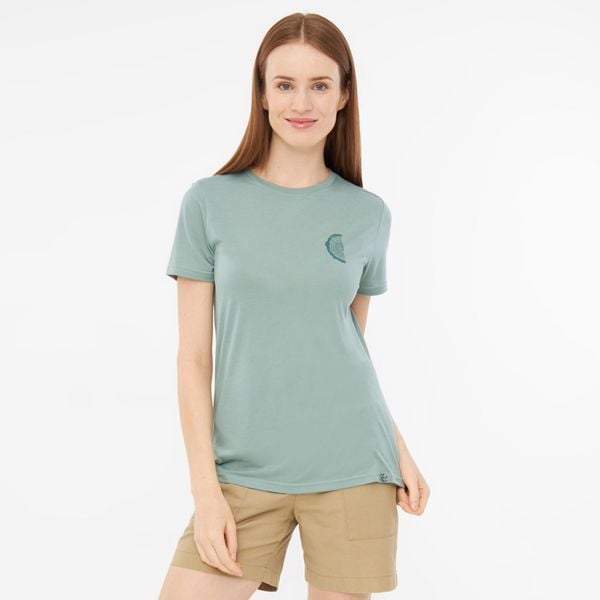 T-shirt damski VIKING Rune Lady. Zielone koszulki sportowe damskie Viking, s, bez wzorów, bez kołnierzyka, bez ramiączek. Za 149.90 zł.