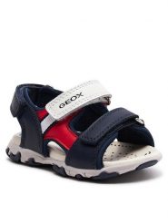Geox Sandały B Sandal Flaffee Boy B4559A 08515 C0735 M Granatowy. Niebieskie sandały chłopięce Geox, z materiału, bez zapięcia. Za 149.99 zł.