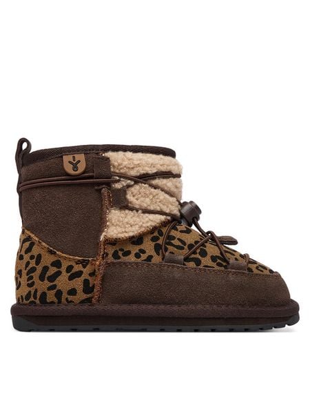 EMU Australia Śniegowce Leela Mini K13350 Brązowy. Brązowe buty zimowe dziewczęce Emu Australia, bez wzorów, z wełny, bez zapięcia. Za 384.99 zł.
