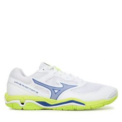 Buty halowe Mizuno. Białe buty sportowe męskie Mizuno, bez zapięcia, mizuno wave. Za 509.99 zł.