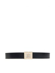 Guess Pasek Damski BW9158 P4335 Czarny. Czarne paski damskie Guess, z aplikacjami, ze skóry. Za 209.99 zł.
