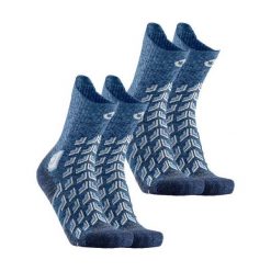 Skarpety trekkingowe kobieta Therm-ic Trekking Cool Crew Lady zestaw 2 par. Brązowe skarpety damskie THERM-IC, bez wzorów. Za 224.00 zł.