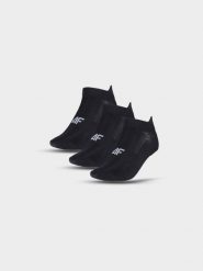 4F Skarpety treningowe przed kostkę (3-pack) damskie - czarne 35-38. Czarne skarpety damskie 4f, bez wzorów, z elastanu. Za 44.99 zł.