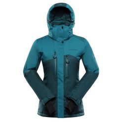 Kurtka damska narciarska snowboardowa 15.000 Alpine Pro Deara 2. Niebieskie kurtki snowboardowe damskie Alpine Pro, bez wzorów, bez kaptura, narciarskie. W wyprzedaży za 939.00 zł.