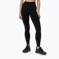 Legginsy treningowe damskie Cardio Bunny Seamless Push-Up. Czarne legginsy damskie Cardio Bunny, m, bez wzorów, z materiału, długie, na fitness i siłownię. Za 94.99 zł.