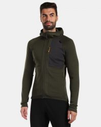 Bluza z kapturem Kilpi Merini. Zielone bluzy męskie Kilpi, m, bez wzorów, z materiału, z kapturem. Za 731.89 zł.