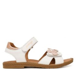 Sandały Primigi. Białe sandały dziewczęce Primigi, bez zapięcia. Za 279.99 zł.