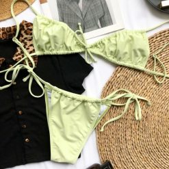 Bikini wiązane na plażę i do pływania Kamillah. Czerwone bikini damskie Intica, na lato, s, bez wzorów. Za 119.00 zł.