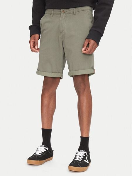 Jack & Jones Szorty materiałowe Bowie 12230336 Zielony Regular Fit. Zielone szorty męskie Jack & Jones, m, bez wzorów, z bawełny. Za 149.99 zł.