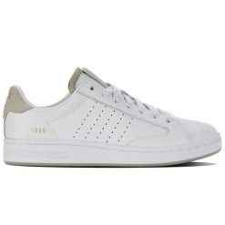Buty sportowe LOZAN KLUB LTH (97263-907-M). Białe obuwie sportowe damskie K-SWISS, bez wzorów. Za 189.00 zł.