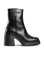 Vagabond Shoemakers Botki Brooke 5044-201-20 Czarny. Czarne botki damskie Vagabond Shoemakers, ze skóry, bez obcasa, na słupku, bez zapięcia. Za 779.99 zł.