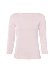 Brookshire Sweter z dzianiny Kobiety Bawełna różowy, S. Czerwone swetry damskie brookshire, s, bez wzorów, z bawełny, eleganckie, bez kołnierzyka, bez ramiączek, bez kaptura. Za 79.95 zł.