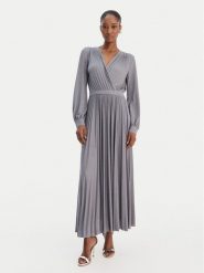 Marella Sukienka koktajlowa Mallo 2613621031 Szary Regular Fit. Szare sukienki damskie Marella, m, bez wzorów, z wiskozy, wizytowe, bez kołnierzyka, bez ramiączek. Za 1,329.00 zł.