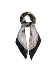Guess Apaszka AW5347 SIL03 Szary. Szare rękawiczki damskie Guess, z aplikacjami, z jedwabiu. Za 199.99 zł.