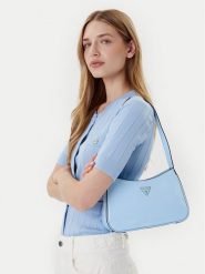Guess Torebka Arnela HWNY94 96170 Niebieski jasny. Niebieskie torebki do ręki damskie Guess, z aplikacjami, ze skóry, bez dodatków. Za 322.99 zł.