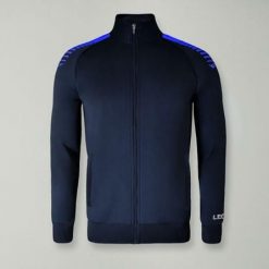 Kurtka sportowa z zamkiem ENERGY oversize. Niebieskie kurtki męskie Legea, xl, bez wzorów, z poliesteru, do biegania. Za 84.00 zł.