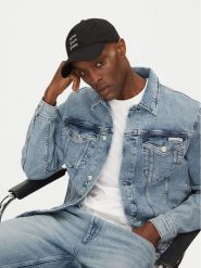 Calvin Klein Jeans Czapka z daszkiem Seasonal Printed LV04G5036G Czarny. Czarne rękawiczki męskie Calvin Klein Jeans, bez wzorów, z bawełny. Za 99.99 zł.