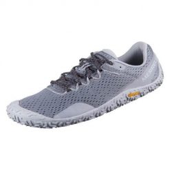 Buty do biegania męskie Merrell Vapor Glove 6 Monument. Szare buty sportowe męskie Merrell, z materiału, bez zapięcia, do biegania. Za 761.00 zł.