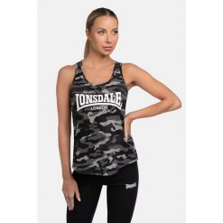 Damski tank top Lonsdale Beaquoy. Szare koszulki sportowe damskie Lonsdale, bez wzorów, bez kołnierzyka, bez ramiączek. Za 152.50 zł.