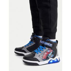 Sneakersy TRANSFORMERS. Czarne trampki i tenisówki chłopięce transformers, bez wzorów, bez zapięcia. Za 139.99 zł.