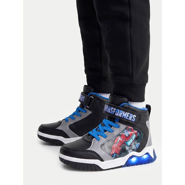 Sneakersy TRANSFORMERS. Czarne trampki i tenisówki chłopięce transformers, bez wzorów, bez zapięcia. Za 139.99 zł.