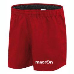 Szorty Macron hylas. Czerwone krótkie spodenki sportowe męskie Macron, bez wzorów. Za 159.00 zł.