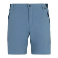 Szorty Regatta Mountain. Niebieskie krótkie spodenki sportowe męskie Regatta, bez wzorów, trekkingowe. Za 291.50 zł.