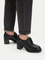 G-Star Raw Półbuty CEO-WI34-TRUST-03 Czarny. Czarne półbuty damskie G-Star, bez wzorów, ze skóry, retro, bez obcasa, na obcasie, bez zapięcia. Za 239.99 zł.