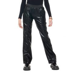 Spodnie dresowe na co dzień na siłownię. Czarne obuwie sportowe damskie LEONE 1947 APPAREL, bez wzorów, z dresówki, na fitness i siłownię. W wyprzedaży za 164.19 zł.