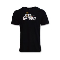 Koszulka Męska Nike OC F JDI T-shirt. Czarne koszulki sportowe męskie Nike, m, bez wzorów, sportowe, bez kołnierzyka. Za 106.00 zł.