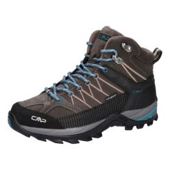 Buty trekkingowe męskie CMP RIGEL MID skóra wodoodporne. Brązowe trekkingi męskie CMP, trekkingowe. Za 399.99 zł.