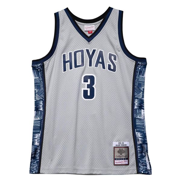 Allen iverson jersey Philadelphia 76ers 1996-97. Niebieskie koszulki sportowe męskie Mitchell & Ness, bez wzorów, z jersey, bez kołnierzyka, bez ramiączek, do koszykówki. Za 513.50 zł.
