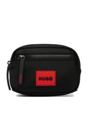 HUGO Nerka Ethon 3.0N_Bumbag Fl 50558492 Czarny. Czarne saszetki męskie Hugo, z materiału. Za 449.99 zł.