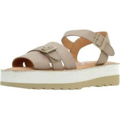 Sandały KICKERS 931620 50 Brązowy. Brązowe sandały damskie Kickers, bez wzorów, ze skóry, bez obcasa, bez zapięcia. Za 252.99 zł.