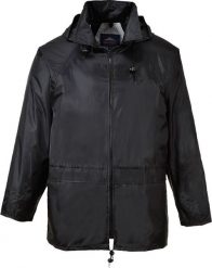 Kurtka męska Portwest S440 - Klasyczna kurtka przeciwdeszczowa - czarny 5XL. Czarne kurtki męskie Portwest, m, bez wzorów, klasyczne, bez kaptura. Za 60.67 zł.
