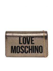 LOVE MOSCHINO Torebka JC4104PP1OLK0901 Złoty. Żółte torebki do ręki damskie Love Moschino, bez wzorów, ze skóry, wizytowe, bez dodatków. Za 679.99 zł.