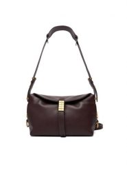 PINKO Torebka Saddle Baguette Mini AI 25-26 PLTT 105895 A1ZX Bordowy. Czerwone torebki do ręki damskie Pinko, bez wzorów, ze skóry, bez dodatków. Za 1,649.00 zł.