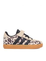 Adidas Sneakersy CEO-VL COURT 3.0 EL C KH8704 Beżowy. Brązowe buty sportowe dziewczęce Adidas, bez wzorów, z materiału, bez zapięcia. Za 219.99 zł.