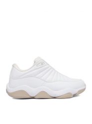 SHAQ Sneakersy EO-NET LOW AQ95089B-WT Biały. Białe buty sportowe dziewczęce Shaq, bez wzorów, ze skóry, bez zapięcia. Za 279.99 zł.