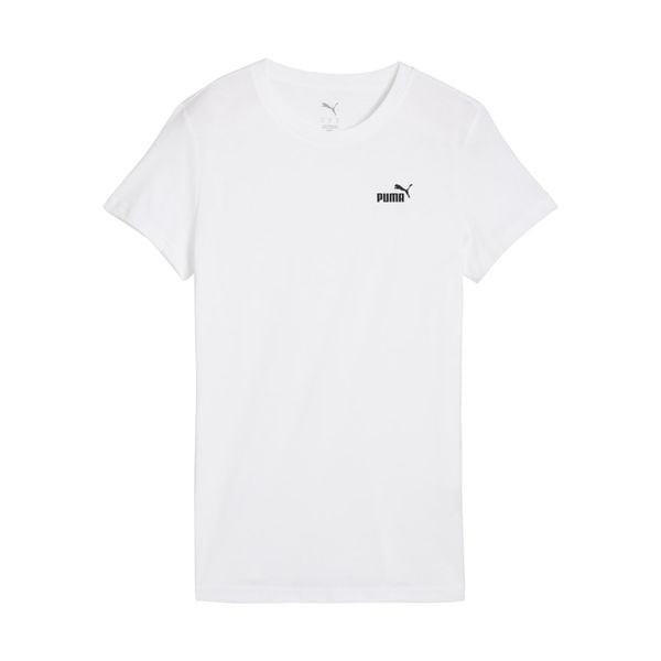 Koszulka Puma Ess Small No. 1 Logo Tee, Kobiety. Białe t-shirty damskie Puma, s, bez wzorów, z bawełny, bez kołnierzyka. Za 89.99 zł.