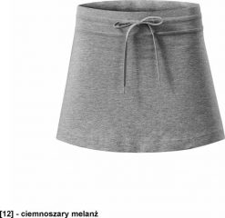 MALFINI Two in one 604 - ADLER - Spódnica damska, 200 g/m2 - ciemnoszary melanż L. Szare spódnice damskie Malfini, l, bez wzorów. Za 48.06 zł.