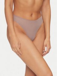 Chantelle Stringi Pulpies C22HG9 Beżowy. Brązowe stringi damskie Chantelle, xl, bez wzorów, z syntetyku. Za 39.99 zł.