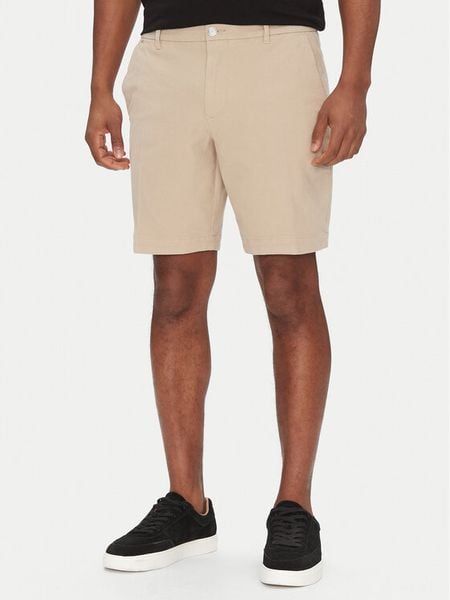 BOSS Szorty materiałowe H-Slice-Shorts1 50543951 Beżowy Slim Fit. Brązowe szorty męskie Boss, m, bez wzorów, z bawełny. Za 369.99 zł.