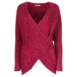 Timeout Sweter Damski Xl, Czerwony. Czerwone swetry damskie Timeout, xl, bez wzorów, z materiału, bez kołnierzyka, bez ramiączek, bez kaptura. W wyprzedaży za 164.00 zł.