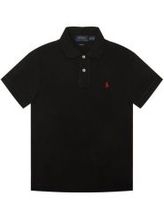 Polo Ralph Lauren Polo 323547926001 Czarny Slim Fit. Czarne t-shirty dla chłopców Polo Ralph Lauren, bez wzorów, z bawełny, bez ramiączek. Za 289.99 zł.